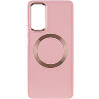 Чехол-накладка EpiK Bonbon Metal Style with MagSafe для Samsung Galaxy S24 Light Pink
