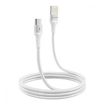 Дата-кабель Proove Double Way Weft USB (тато) - Type-C (тато) 1m White 2.4A