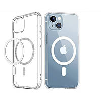 Чехол-накладка Cosmic Acrylic MagSafe HQ для Apple iPhone 15 Transparent