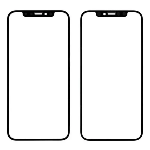Скло дисплея Apple iPhone 11 з OCA плівкою та рамкою Black, фото 1