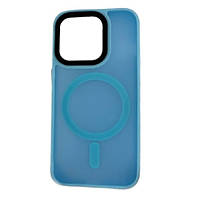 Чехол-накладка Infinity Fashion Case MagSafe для Apple iPhone 15 Plus Blue