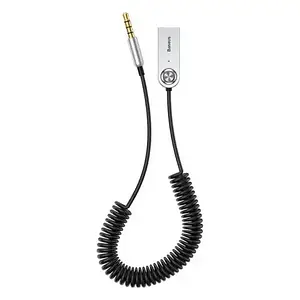 Аудіо-кабель Baseus BA01 USB (тато) - 3.5mm mini jack (тато) Black