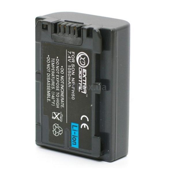 Акумулятор для фотоапарата Extradigital Sony NP-FH50 Black