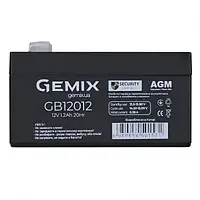 Аккумулятор для ИБП Gemix GB 12В 1.2 Ач (GB12012)