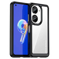 Чехол-накладка Infinity Coque Funda Clear Case для Asus Zenfone 10 Transparent Black