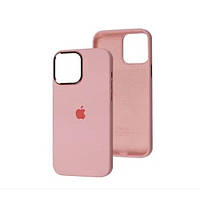 Чехол-накладка Infinity Metal Frame Silicon Case для iPhone 14 Pro Pink