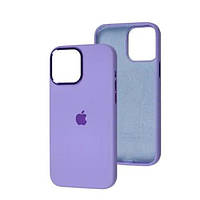 Чехол-накладка Infinity Metal Frame Silicon Case для iPhone 14 Pro Max Purple