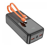 Внешний портативный аккумулятор Hoco J119B Sharp charger 30000mAh Black 22.5W+PD20