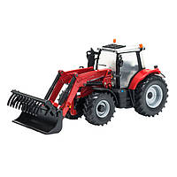 Модель Трактор Massey Ferguson Britains 43082B 1:32 з фронтальним навантажувачем, World-of-Toys