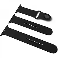 Ремешок для смарт-часов EpiK для Apple Sport Watch Band 42/44 (S/M & M/L) 3pcs Black/Black