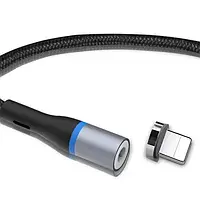 Дата-кабель XO NB125 1m USB (тато) - Lightning (тато) Black