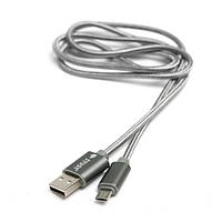 Дата-кабель PowerPlant USB (тато)  -  microUSB (тато) 1 м KD00AS1287 Black