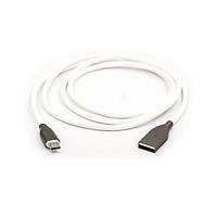 Дата-кабель PowerPlant USB (тато)  -  microUSB (тато) 1 м CA910700 White