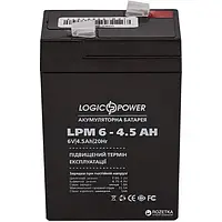Аккумулятор для ИБП LogicPower 6V 4.5Ah (LP3860) AGM