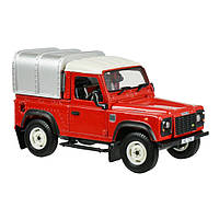 Автомодель внедорожник Land Rover Defender 90 Britains 42732B (красный, 1:32), Land of Toys