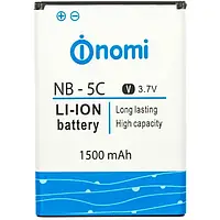 Акумулятор до телефону (запчастини) Infinity Nomi NB-5C, Nomi i300 (1500 mAh)