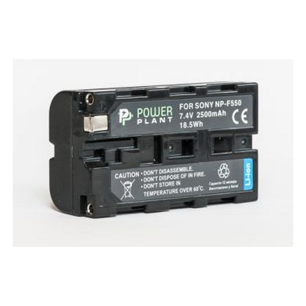 Акумулятор для фотоапарата PowerPlant Sony NP-F550 Black 2500mAh