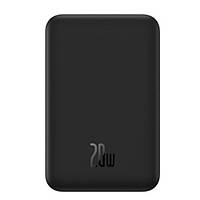 Внешний портативный аккумулятор Baseus Magnetic Mini Wireless Fast Charge Power Bank 20000mAh Black 20W