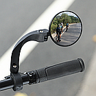 Дзеркало заднього огляду для велосипеда 2 шт Велосипедні дзеркала, дзеркала для електровелосипеда, електросамоката, фото 3