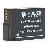 Аккумулятор для фотоаппарата PowerPlant Panasonic DMW-BLC12, DMW-GH2 Black 1200mAh