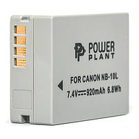 Аккумулятор для фотоаппарата PowerPlant Canon NB-10L Black 920mAh
