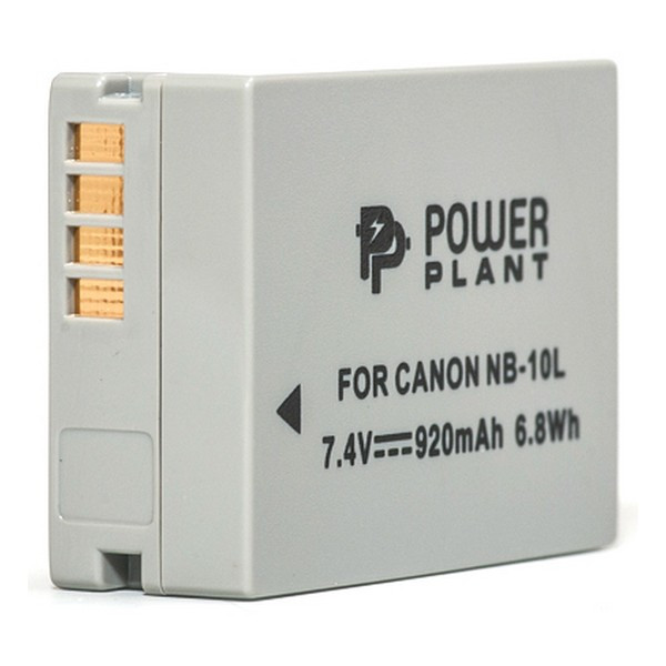 Акумулятор для фотоапарата PowerPlant Canon NB-10L Black 920mAh
