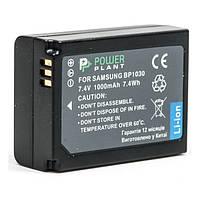 Акумулятор для фотоапарата PowerPlant Samsung BP-1030 Black 1000mAh