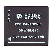 Аккумулятор для фотоаппарата PowerPlant Panasonic DMW-BLG10, DMW-BLE9 Black 1025mAh