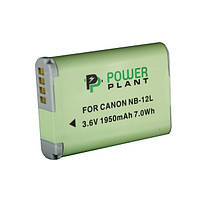 Аккумулятор для фотоаппарата PowerPlant Canon NB-12L Black 1950mAh