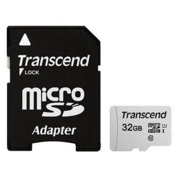 Карта памяті Transcend 300S TS32GUSD300S-A Black 32GB microSDHC Class 10 UHS-I