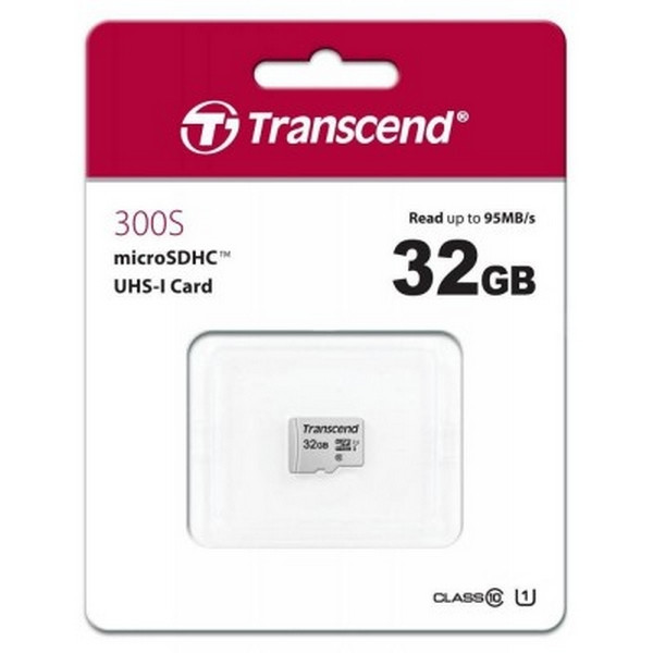 Карта памяті Transcend 300S TS32GUSD300S Black 32GB microSDHC Class 10 UHS-I