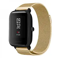 Ремешок для смарт-часов EpiK Milanese Loop для Xiaomi Amazfit/Samsung 20 mm Gold