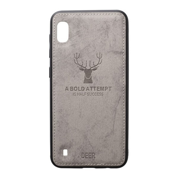 Чохол-накладка TOTO Deer Shell With Leather Effect Case для Samsung Galaxy A105 A10 Dark Gray