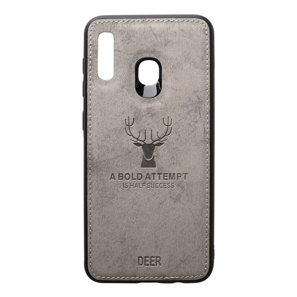 Чохол-накладка TOTO Deer Shell With Leather Effect Case для Samsung Galaxy A205 A20/A305 A30 Dark Gray