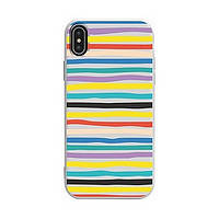 Чехол-накладка TOTO Pure Print Stroke для iPhone X/XS White