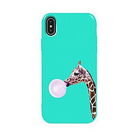 Чехол-накладка TOTO Pure Print для iPhone X/XS Mint Giraff