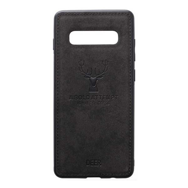 Чохол-накладка TOTO Deer Shell With Leather Effect Case для Samsung Galaxy G770 S10 Black