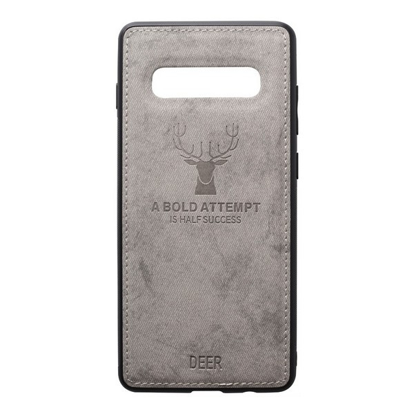 Чохол-накладка TOTO Deer Shell With Leather Effect Case для Samsung Galaxy G770 S10 Dark Gray