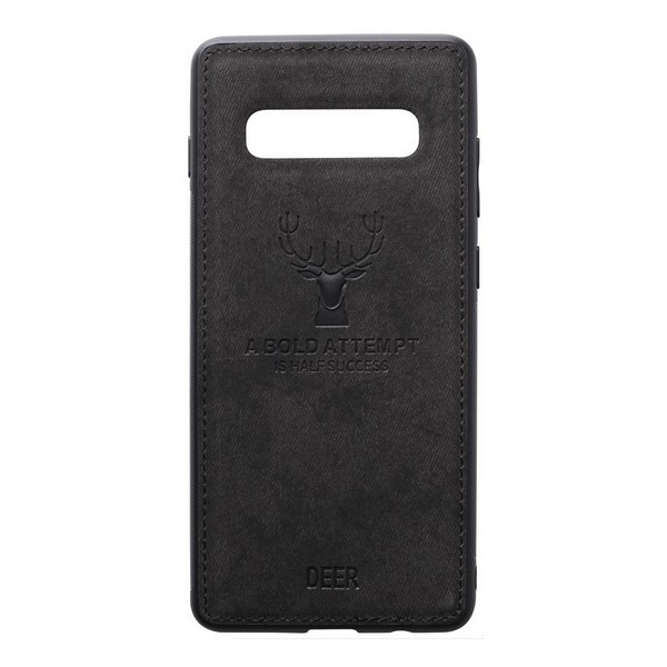 Чохол-накладка TOTO Deer Shell With Leather Effect Case для Samsung Galaxy G970 S10e Black
