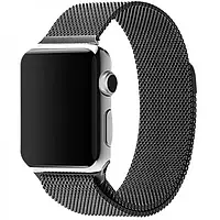 Ремешок для смарт-часов EpiK Milanese Loop Design для Apple watch 42mm/44mm Space grey