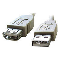Дата-кабель Maxxter U-AMAF-6 1.8m USB (тато) - USB (мама) Dark Gray
