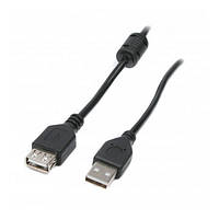 Дата-кабель Maxxter UF-AMAF-6 1.8m USB (тато)  -  USB (мама) Black