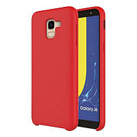 Чехол-накладка TOTO Silicone Case для Samsung Galaxy J600 J6 2018 Red