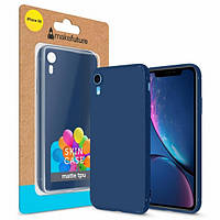 Накладка для iPhone XR MakeFuture Skin Case Blue (MCSK-AIXRBL)