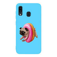 Чехол-накладка TOTO Matt TPU 2mm Case Dog Donat для Samsung Galaxy A205 A20/A305 A30 Blue