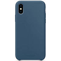 Накладка для iPhone X/iPhone XS MakeFuture Silicone Case Blue (MCS-AIXSBL)