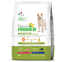 Корм Natural Trainer Dog Sensitive Adult MM для взрослых собак средних и крупных пород, с кроликом, 3 кг