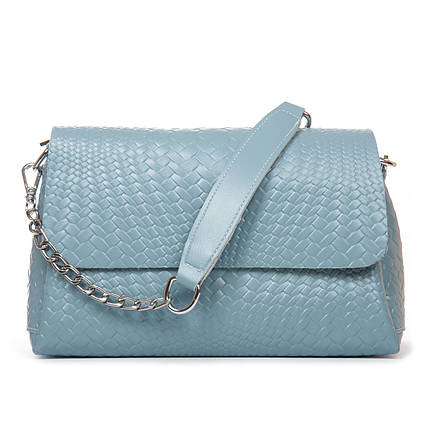 Сумка жіноча класична шкіра ALEX RAI J009-1 light-blue, фото 1