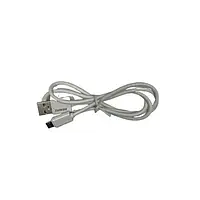 Дата-кабель Remax 1m USB (тато) - microUSB (тато) White