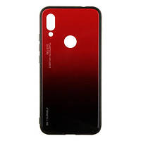 Чехол-накладка TOTO Gradient Glass Case для Xiaomi Redmi 7 Red